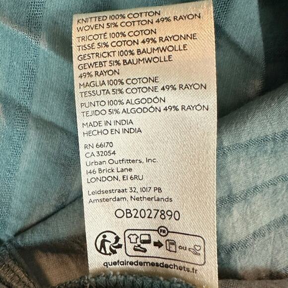 Free People Surf's Up Maxi Dress in Ocean Combo Retro 70s Bohemian Beach Small - Picture 10 of 14